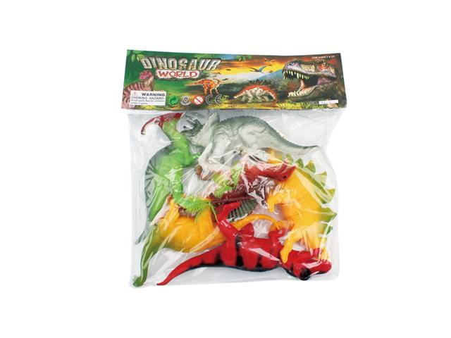 bag of plastic dinosaurs
